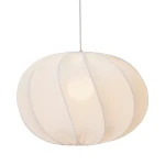 Klosz do lampy sufitowej materiałowy Olivia Twist 50, biały - PR Home