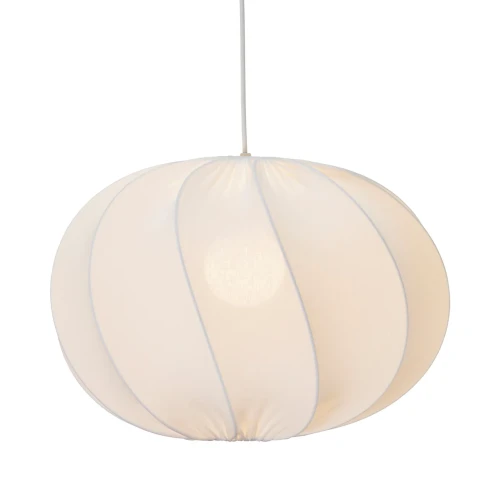 Klosz do lampy sufitowej materiałowy Olivia Twist 50, biały - PR Home