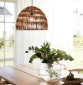 Rattanowa lampa sufitowa Lace Ø37 - PR Home