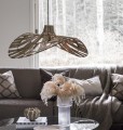 Lampa wisząca rattanowa Wella duża - PR Home