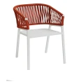 Krzesła na balkon Oriengo Brick White, 2 szt - Hesperide