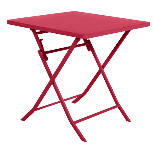 Stolik ogrodowy składany Greensboro 70x70, pomegranate - Hesperide
