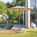 Parasol ogrodowy, Soya 2.7m okrągły, taupe - Hesperide
