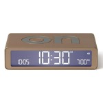 Budzik elektroniczny, dwustronny Flip Classic, soft gold - Lexon