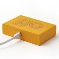 Budzik elektroniczny, dwustronny Flip Classic, żółty - Lexon