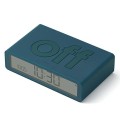 Budzik elektroniczny, dwustronny Flip Classic, niebieski Duck Blue - Lexon