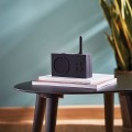 Radio przenośne, wodoodporne Bluetooth, Tykho 3, ciemny szary – Lexon