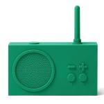 Radio przenośne, wodoodporne Bluetooth, Tykho 3, zielone – Lexon
