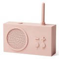 Radio przenośne, wodoodporne Bluetooth, Tykho 3, różowe – Lexon