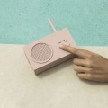 Radio przenośne, wodoodporne Bluetooth, Tykho 3, różowe – Lexon