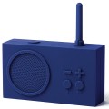 Radio przenośne, wodoodporne Bluetooth, Tykho 3, niebieskie – Lexon