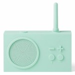 Radio przenośne, wodoodporne Bluetooth, Tykho 3, miętowe – Lexon