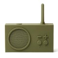 Radio przenośne, wodoodporne Bluetooth, Tykho 3, khaki – Lexon