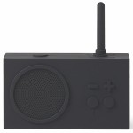 Radio przenośne, wodoodporne Bluetooth, Tykho 3, czarne – Lexon