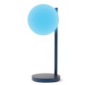 Lampka z ładowarką indukcyjną Bubble, ciemnoniebieska - Lexon