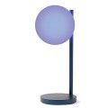Lampka z ładowarką indukcyjną Bubble, ciemnoniebieska - Lexon