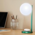 Lampka z ładowarką indukcyjną Bubble, zielona - Lexon