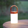 Bezprzewodowa lampa stołowa Horizon LED, pomarańczowa - Lexon