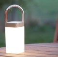 Bezprzewodowa lampa stołowa Horizon LED, złota - Lexon