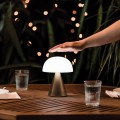 Lampa z głośnikiem bluetooth Mina Audio Led, bezprzewodowa, gold złota - Lexon