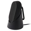 Głośnik bluetooth, wodoodporny, przenośny, Mino T, czarny - Lexon