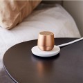Głośnik bluetooth mały Mino+ Alu, złoty - Lexon