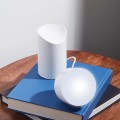Lampa stołowa bezprzewodowa Orbe LED, biała połysk - Lexon
