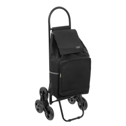 Wózek na zakupy z kółkami na schody Nomad 36L, czarny - 5five