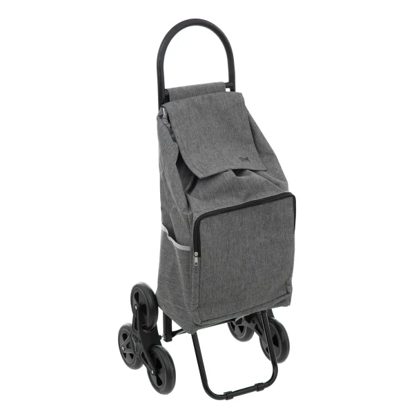 Wózek na zakupy z kółkami na schody Nomad 36L, szary - 5five