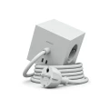 Square 1  Avolt - Listwa zasilająca kostka z usb, Gotland Grey szara - Avolt