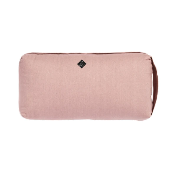 Bolster do jogi z gryką Simple Days 40x20 cm, różowy - Ayu