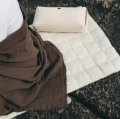Bolster do jogi z gryką Simple Days 40x20 cm, ivory - Nordal