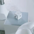 Rozgałęziacz z USB, Square 2, Opal White Limited - Avolt