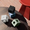 Rozgałęziacz z USB, Square 2, Oak Green zielony - Avolt