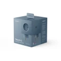 Rozgałęziacz z USB, Square 2, Shark Blue niebieski - Avolt