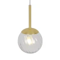 Lampa wisząca kula szklana Chisell 15 z efektem wirowym - Nordlux