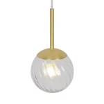 Lampa wisząca kula szklana Chisell 15 z efektem wirowym - Nordlux