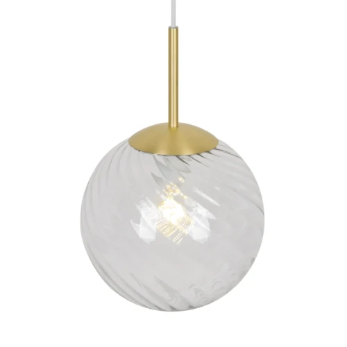 Lampa wisząca kula szklana Chisell 25 z efektem wirowym - Nordlux