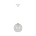Lampa wisząca kula szklana Chisell 25 z efektem wirowym - Nordlux