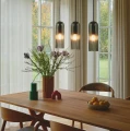Lampa wisząca trzy klosze szklana Miella Smoked - Nordlux