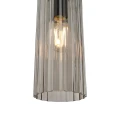 Lampa wisząca trzy klosze szklana Miella Smoked - Nordlux