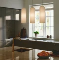 Lampa wisząca trzy klosze szklana Miella biała, mleczne szkło - Nordlux