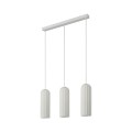 Lampa wisząca trzy klosze szklana Miella biała, mleczne szkło - Nordlux