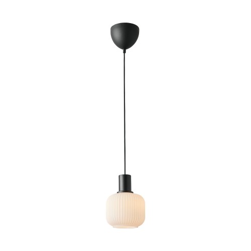 Szklana lampa sufitowa ryflowana Milford Mini - Nordlux