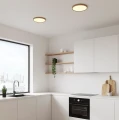 Plafon sufitowy Oja Led 2700K, Wood Foil efekt drewna - Nordlux