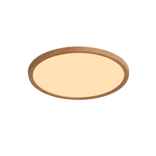 Plafon sufitowy Oja Led 2700K, Wood Foil efekt drewna - Nordlux