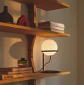 Lampka stołowa szklana Wilson, kula - Nordlux