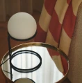 Lampka stołowa szklana Wilson, kula - Nordlux