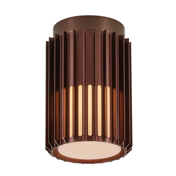 Lampa zewnętrzna sufitowa Aludra IP54, brąz metalik - Nordlux