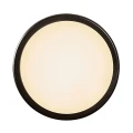 Okrągły kinkiet zewnętrzny led Cuba IP54, czarny - Nordlux